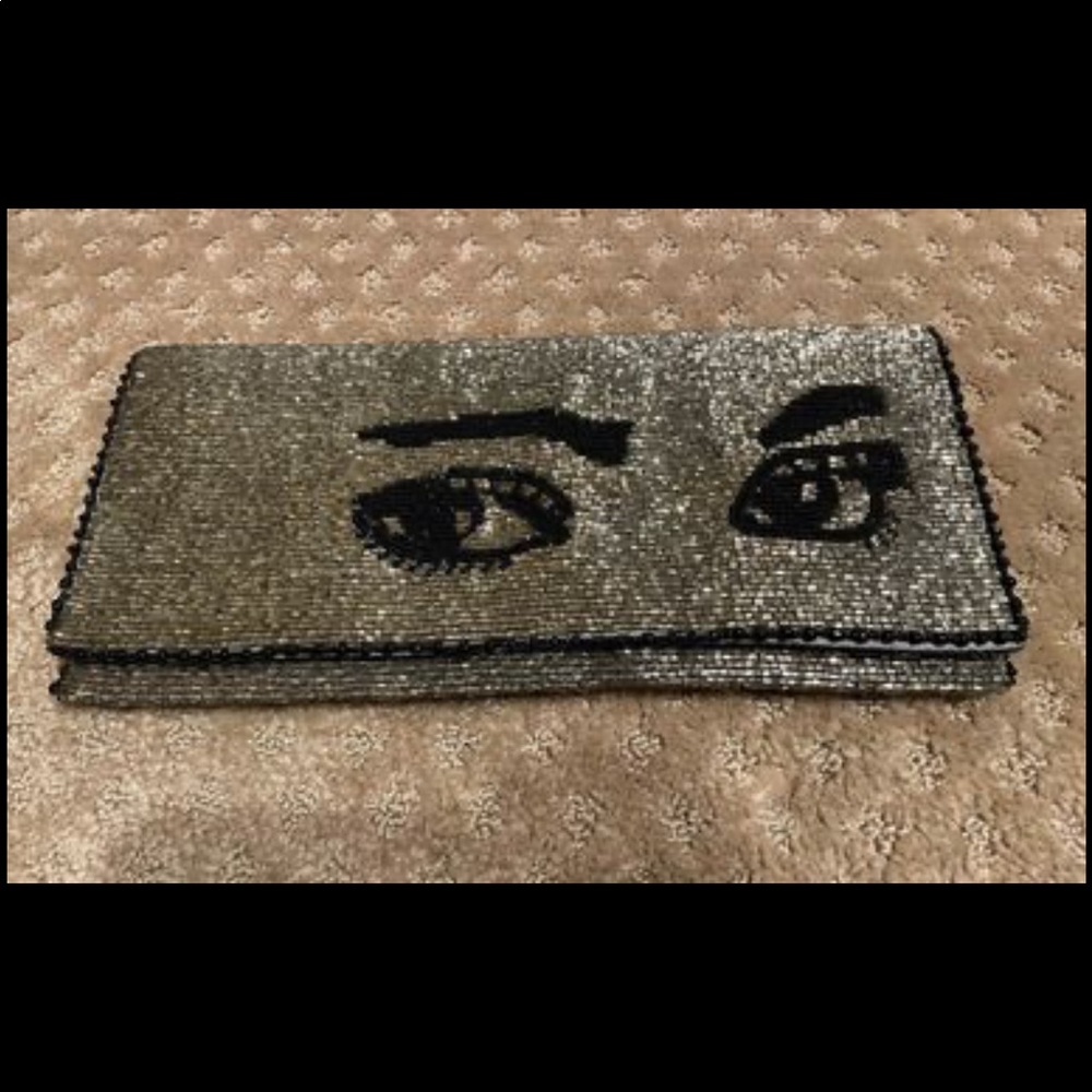 COPY - Mary Frances clutch/crossbody, eye wink